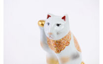 6号招き猫　金襴手