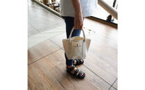 【鎌倉天幕】Handy&nbsp;Tote&nbsp;Bag&nbsp;ミニ&nbsp;トートバッグ&nbsp;Natural&nbsp;KTM-MTN