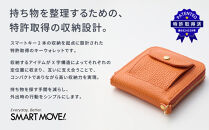 【京都市ふるさと納税】SMART&nbsp;MOVE!〈type2〉Eternal&nbsp;Orange｜とこしえの橘（オレンジ）｜京都&nbsp;ウォレット&nbsp;人気ブランド［&nbsp;京都&nbsp;財布&nbsp;本革&nbsp;姫路産国産牛革&nbsp;スマートキー2個収納&nbsp;財布一体型キーケース&nbsp;ウォレット&nbsp;職人が一つ一つ手作り&nbsp;収納力&nbsp;コンパクト&nbsp;人気&nbsp;おすすめ&nbsp;かわいい&nbsp;ギフト&nbsp;プレゼント&nbsp;お取り寄せ&nbsp;通販&nbsp;送料無料&nbsp;ふるさと納税&nbsp;］