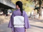 【たゆたふ】六花オリジナル京袋帯　WA・KKA（七宝重ねグレー）