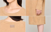 【キャメル&nbsp;L】ReFa&nbsp;バイタルテック&nbsp;フラッフィーニット&nbsp;マキシレングスプルオーバー&nbsp;WOMEN
