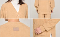 【モカグレー&nbsp;M】ReFa&nbsp;バイタルテック&nbsp;フラッフィーニット&nbsp;カーディガン