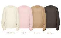 【オフホワイト&nbsp;S】ReFa&nbsp;バイタルテック&nbsp;フラッフィーニット&nbsp;プルオーバー