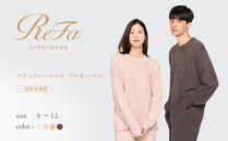 【ピンク&nbsp;M】ReFa&nbsp;バイタルテック&nbsp;フラッフィーニット&nbsp;プルオーバー