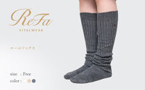 【オフホワイト&nbsp;FREE(23-25cm)】ReFa&nbsp;バイタルテック&nbsp;ルームソックス