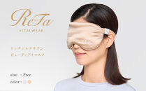 【ゴールドベージュ&nbsp;Free】ReFa&nbsp;バイタルテック&nbsp;リッチシルクサテン&nbsp;ビューティアイマスク