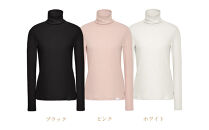 【ブラック&nbsp;M】ReFa&nbsp;バイタルテック&nbsp;モイストリブ&nbsp;ハイネックロングスリーブインナー