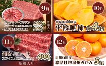 【魚鶴商店厳選！】人気の海幸山幸食べ比べ【定期便全12回】セットB【UT110】