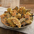 【京・月待庵】職人の手焼き豆煎餅 まんぷく缶（60枚入り）［ 京都 せんべい 豆煎餅 そら豆 5種 お菓子 おやつ 人気 おすすめ ギフト 贈り物 お取り寄せ 通販 送料無料 ふるさと納税 ］