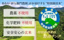 【令和6年産 新米】伊与衛門農園のコシヒカリ 玄米 5kg 特別栽培米 化学肥料不使用  ＜温度と湿度を常時管理し新鮮米を出荷！＞／ 高品質 鮮度抜群 福井県あわら産 ブランド米