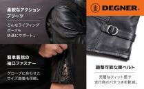 【デグナー】クラシック×花山コラボジャケット FR21SJ-15K 流水雪輪柄（レディース）＜Mサイズ＞［ 京都 八王子 バイクギア ジャケット 人気 おすすめ 革 レザー ツーリング ライダー バイカー バイク ブランド メーカー ギア パーツ ］
