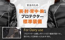 【デグナー】クラシック×花山コラボジャケット FR21SJ-15K 流水雪輪柄（レディース）＜Mサイズ＞［ 京都 八王子 バイクギア ジャケット 人気 おすすめ 革 レザー ツーリング ライダー バイカー バイク ブランド メーカー ギア パーツ ］