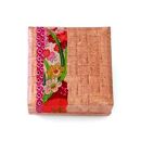 柿渋塗&nbsp;四つ目箱&nbsp;針箱サイズ&nbsp;柿渋布付【TN85】