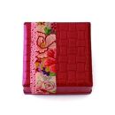 柿渋塗&nbsp;四つ目箱&nbsp;針箱サイズ&nbsp;赤布付【TN86】