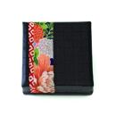 柿渋塗&nbsp;四つ目箱&nbsp;針箱サイズ&nbsp;黒布付【TN87】