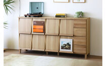 【開梱設置】高野木工&nbsp;LECCE&nbsp;レッチェ&nbsp;180マガジンレコードラック&nbsp;オーク【10年保証】