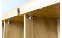 【開梱設置】高野木工&nbsp;LECCE&nbsp;レッチェ&nbsp;40マガジンレコードラック&nbsp;オーク【10年保証】