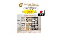 【完成品】 書棚 本棚 完成品 組み立て不要 薄型 本棚 スリム オープンラック 棚 可動棚 木製 幅60cm 奥行30cm 高さ180cm ルーベルト（本体ナチュラル）