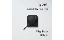 【洛景工房】SMART&nbsp;MOVE!｜スマートキー2本＋アナログキー収納&nbsp;本革スマートキーウォレット｜type1｜Alley&nbsp;Black（ブラック）｜京都&nbsp;ウォレット&nbsp;人気ブランド［&nbsp;京都&nbsp;累計15,000個以上販売実績&nbsp;雑貨&nbsp;人気ブランド&nbsp;職人が一つ一つ手作り&nbsp;財布&nbsp;おすすめ&nbsp;かわいい&nbsp;ギフト&nbsp;プレゼント&nbsp;お取り寄せ&nbsp;通販&nbsp;送料無料&nbsp;ふるさと納税&nbsp;］