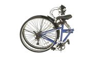 防災対応　ノンパンク700cクロスバイク折りたたみ自転車　オリジナル　マルハチマーク付 （名古屋市役所 総務局　使用了承済）