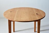 ＮＯ１ラウンドテーブル１００　チェリー　丸いテーブルでダイニングをカフェスペースに　チェリー無垢材 円テーブル ダイニングテーブル
