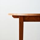 ＮＯ１ラウンドテーブル１００　チェリー　丸いテーブルでダイニングをカフェスペースに　チェリー無垢材 円テーブル ダイニングテーブル