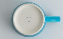 【瑞光窯-ZUIKOU-】マグカップ  (ターコイズブルー/青) コーヒーカップ スープカップ 食器 陶磁器 シンプル うつわ 京都