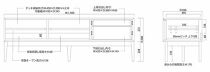 大川家具 レフライン 150cm テレビボード 収納 天然木 オーク(ナラ) 野中木工所