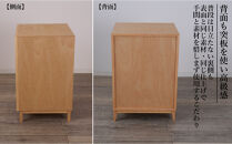 大川家具&nbsp;レフライン&nbsp;50cm&nbsp;リビングチェスト&nbsp;収納タンス&nbsp;天然木サクラ(バーチ)&nbsp;野中木工所