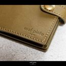 maf pinto (マフ ピント) 二つ折り財布 スナップボタン付き オリーブ レザー 本革 日本製
