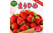 紀州和歌山ブランドいちご「まりひめ」約250g×4P&nbsp;［2027年3月上旬頃～3月下旬頃に順次発送］［UT39］