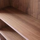 旭川家具 山室家具製作所 プロトNo.416 オープン棚 ウォールナット 【 国産 無垢 インテリア 木製 収納 ナチュラル キャビネット 書棚  本棚 シェルフリビング ダイニング 北海道 】 _01960