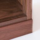 旭川家具 山室家具製作所 プロトNo.416 オープン棚 ウォールナット 【 国産 無垢 インテリア 木製 収納 ナチュラル キャビネット 書棚  本棚 シェルフリビング ダイニング 北海道 】 _01960