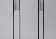 ハンガーラック&nbsp;1段&nbsp;スタイルハンガー&nbsp;2WAYタイプ&nbsp;プレミアム&nbsp;棚板・メッシュパネル付き&nbsp;アイリスオーヤマ&nbsp;衣類収納&nbsp;お客様組立商品&nbsp;PI-B4&nbsp;ブラック