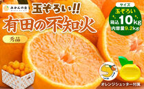 不知火&nbsp;(しらぬい)&nbsp;秀品&nbsp;玉ぞろい&nbsp;箱込&nbsp;10kg&nbsp;(内容量約9.2kg)&nbsp;&nbsp;和歌山県産&nbsp;産地直送［みかんの会］