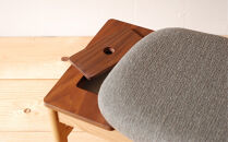 カレン&nbsp;玄関ベンチ&nbsp;オーク&nbsp;ウォールナット&nbsp;無垢材【福岡県・辻製作所】