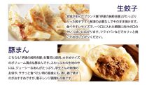 宮城県産豚の便利な冷凍惣菜詰合せ ( ロース味付け肉3種 & 豚まん & 生餃子 & 煮込みハンバーグ2種 & 直火焼き2種 )