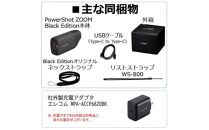 キヤノン撮れる望遠鏡「PowerShot ZOOM BlackEdtion」※充電アダプター付き_0020C