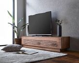 【開梱設置】テレビ台 ルーチェ 無垢 ウォールナット 幅154-204cm TV テレビボード TV台 TVボード ローボード 家具