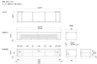 【開梱設置】テレビ台 ルーチェ 無垢 ウォールナット 幅154-204cm TV テレビボード TV台 TVボード ローボード 家具