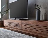 【開梱設置】テレビ台 ルーチェ 無垢 ウォールナット 幅214-244cm TV テレビボード TV台 TVボード ローボード 家具