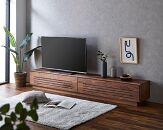 【開梱設置】テレビ台 ルーチェ 無垢 ウォールナット 幅254-304cm TV テレビボード TV台 TVボード ローボード 家具