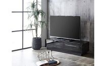 【開梱設置】テレビ台 ルーチェ ガラスタイプ 幅150-200cm TV ブラック 黒 テレビボード TV台 TVボード ローボード 家具