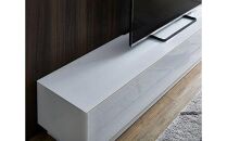 【開梱設置】テレビ台 ルーチェ ガラスタイプ 幅150-200cm TV ホワイト 白 テレビボード TV台 TVボード ローボード 家具