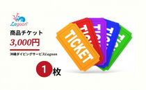 チケット 沖縄ダイビングサービス Lagoon商品券「3,000円分」【恩納村ラグーン】