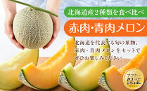 【26年発送先行予約】北海道産赤肉・青肉メロン2玉セット(各約1.6kg×1玉)&nbsp;(2026年7月中旬から発送開始予定)&nbsp;【メロン&nbsp;赤肉&nbsp;赤肉メロン&nbsp;青肉&nbsp;レッドメロン&nbsp;グリーンメロン&nbsp;果物&nbsp;フルーツ&nbsp;糖度&nbsp;甘い&nbsp;旬&nbsp;2玉&nbsp;デザート&nbsp;旭川市ふるさと納税&nbsp;北海道ふるさと納税&nbsp;旭川市&nbsp;北海道】_02062