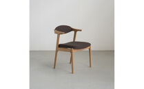 ハーフアームチェア　FLUT　フラット　オーク無垢　大川家具　大川市