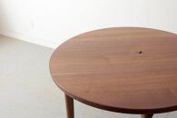 ラウンドテーブル ウォールナット（道産ナラも可能） W1200 北海道  MOOTH インテリア 手作り 家具職人 モダン