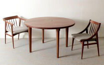 ラウンドテーブル ウォールナット（道産ナラも可能） W1200 北海道  MOOTH インテリア 手作り 家具職人 モダン 家具 家具 家具 家具 家具 家具