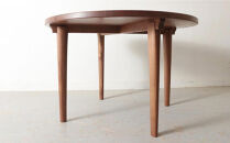 ラウンドテーブル ウォールナット（道産ナラも可能） W900 北海道  MOOTH インテリア 手作り 家具職人 モダン 家具 家具 家具 家具 家具 家具